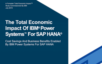 The TEI of IBM Power Systems for SAP HANA